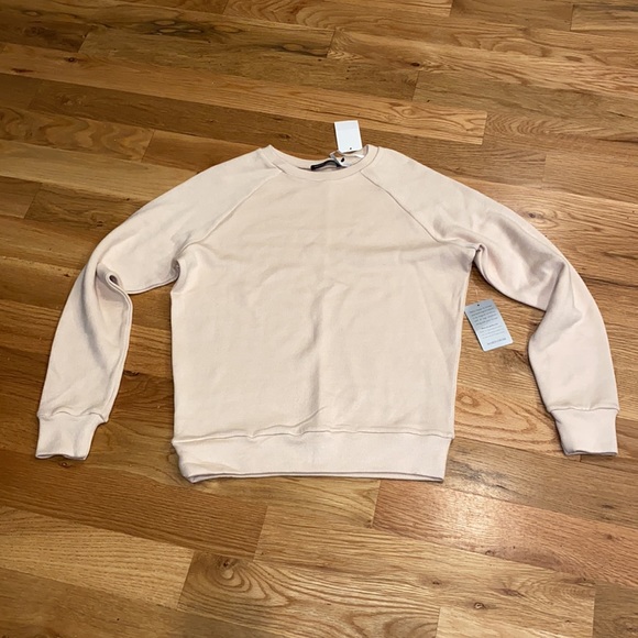 NWT  Lavish Alice Raglan Sleeve Sweatshirt in Cream - Picture 2 of 8